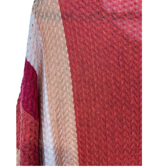 Soft Surroundings Wool Blend Abril Stripe Sweater Textured Pullover Top sweater - Picture 6 of 12